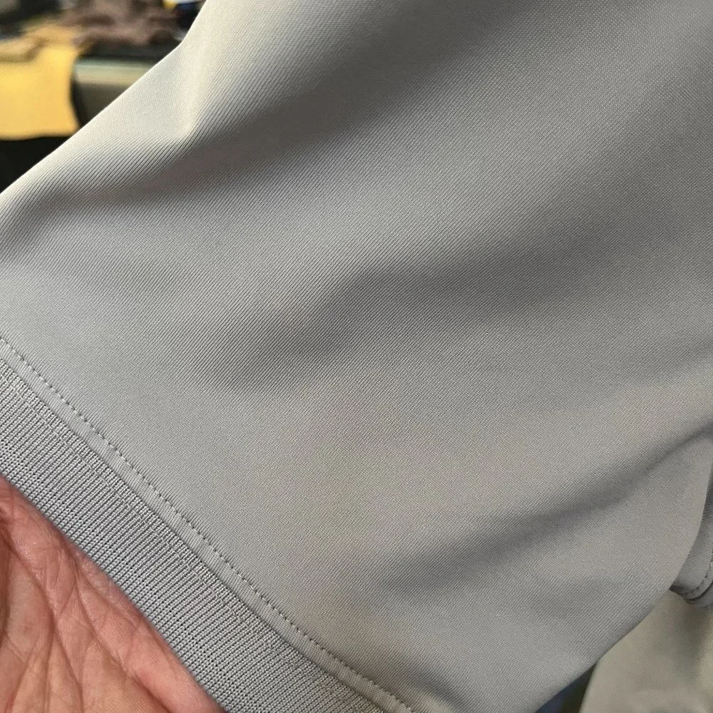 LANDS End‎ Mens Gray Quarter Button Down Polo Shirt Size XL - Picture 8 of 9